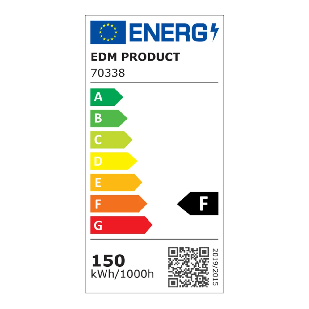 PROJETOR LED 150W 12000LM 4000K LUZ DIA 35X31X4,5CM EDM