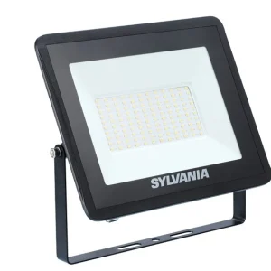 Projetor led sart flat 10000lm preto 78w sylvania 6500k