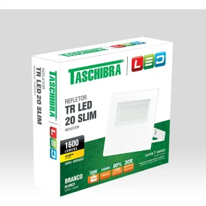 Refletor Tr Led 20w Slim 3000k Taschibra