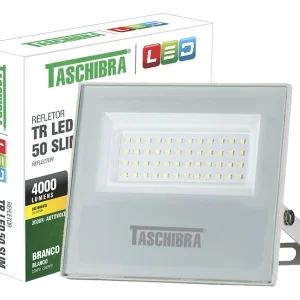 Refletor TR Led 50W SLIM 6500K Branco Taschibra