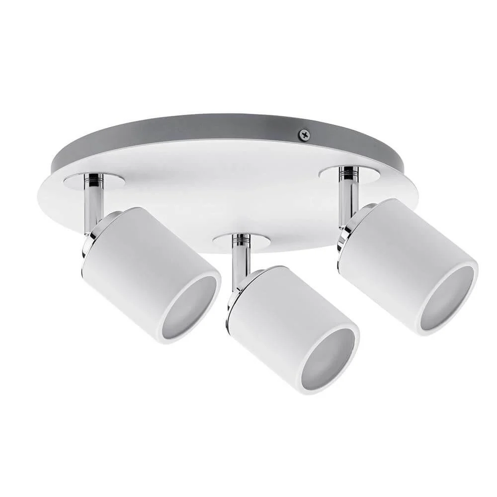 Ristler Tube 3-Flame White Chrom Gu10