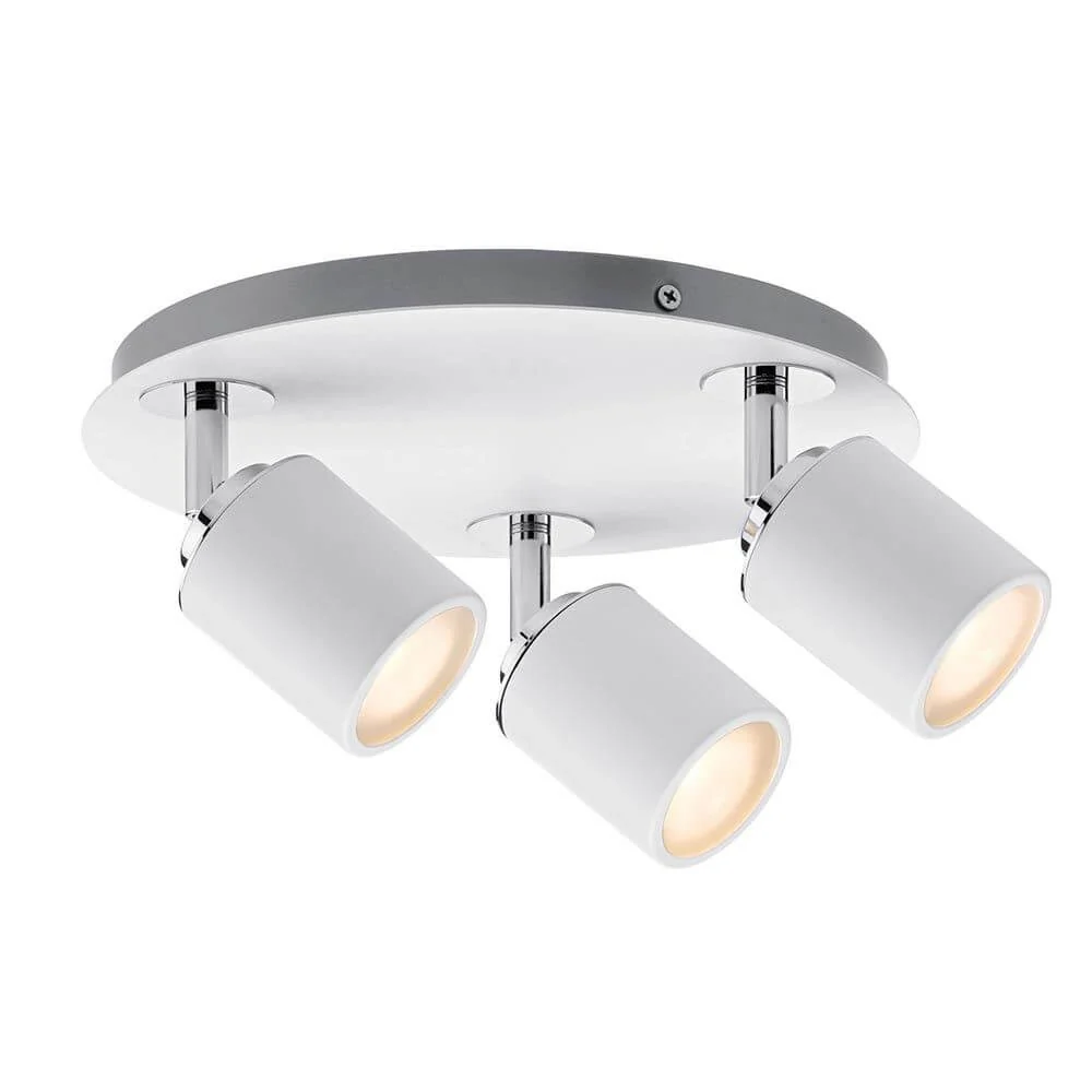 Ristler Tube 3-Flame White Chrom Gu10