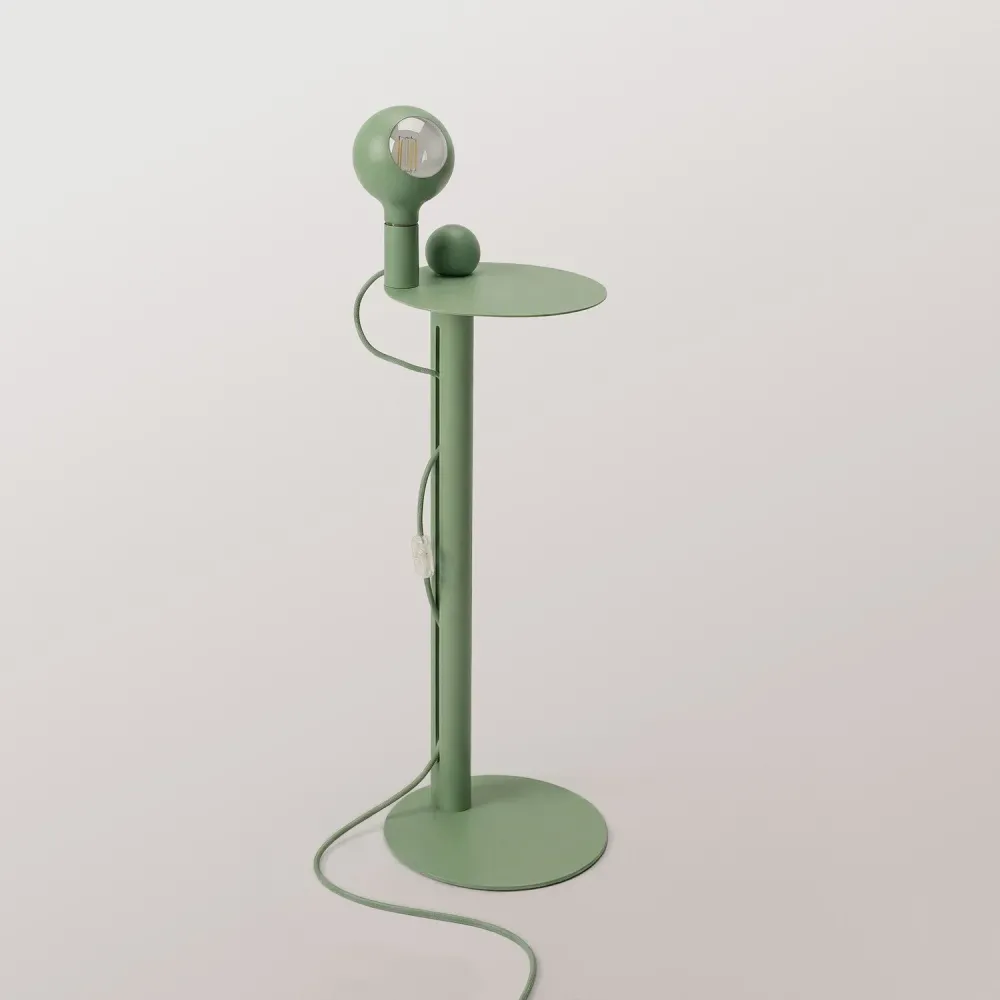 Rocco - Lâmpada de pé com Lâmpada Camo - Verde
