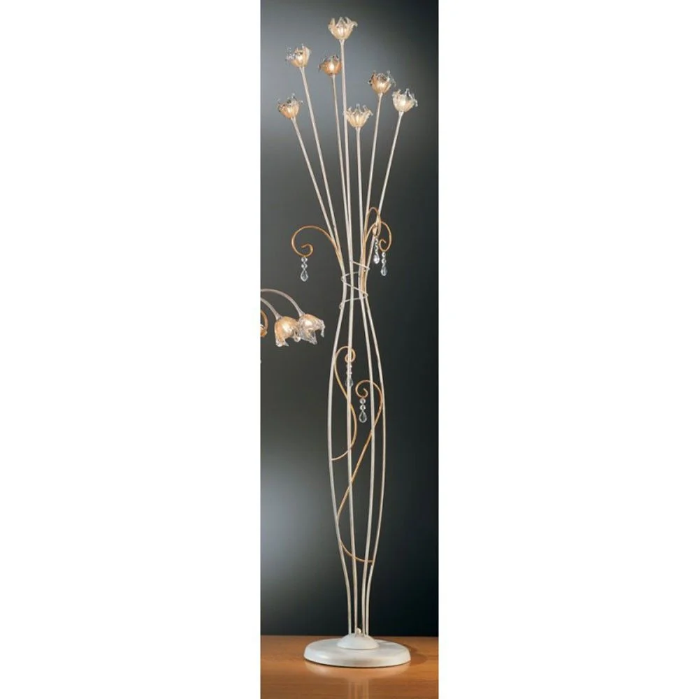 Roma Standing Lamp 7-Flame Crystal Glass Ø 35cm