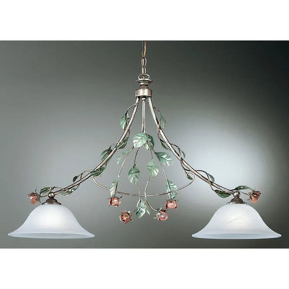 Rosaio Bar 2-Flame Gold-Silver-Green 51cm