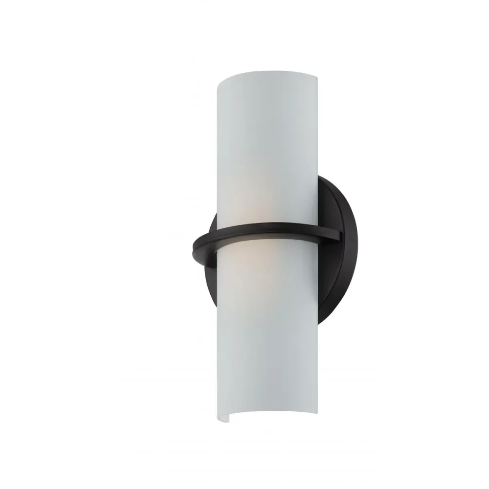 Lampara de pared tucker luz calida satco