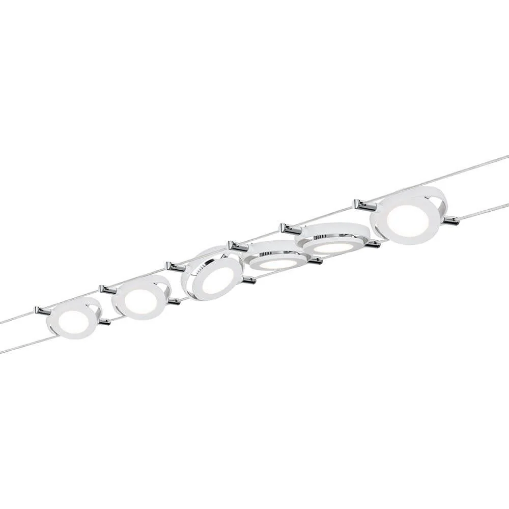 Sistemas de fio DC LED Conjunto Roundmac 6x4W White 12V DC 30VA