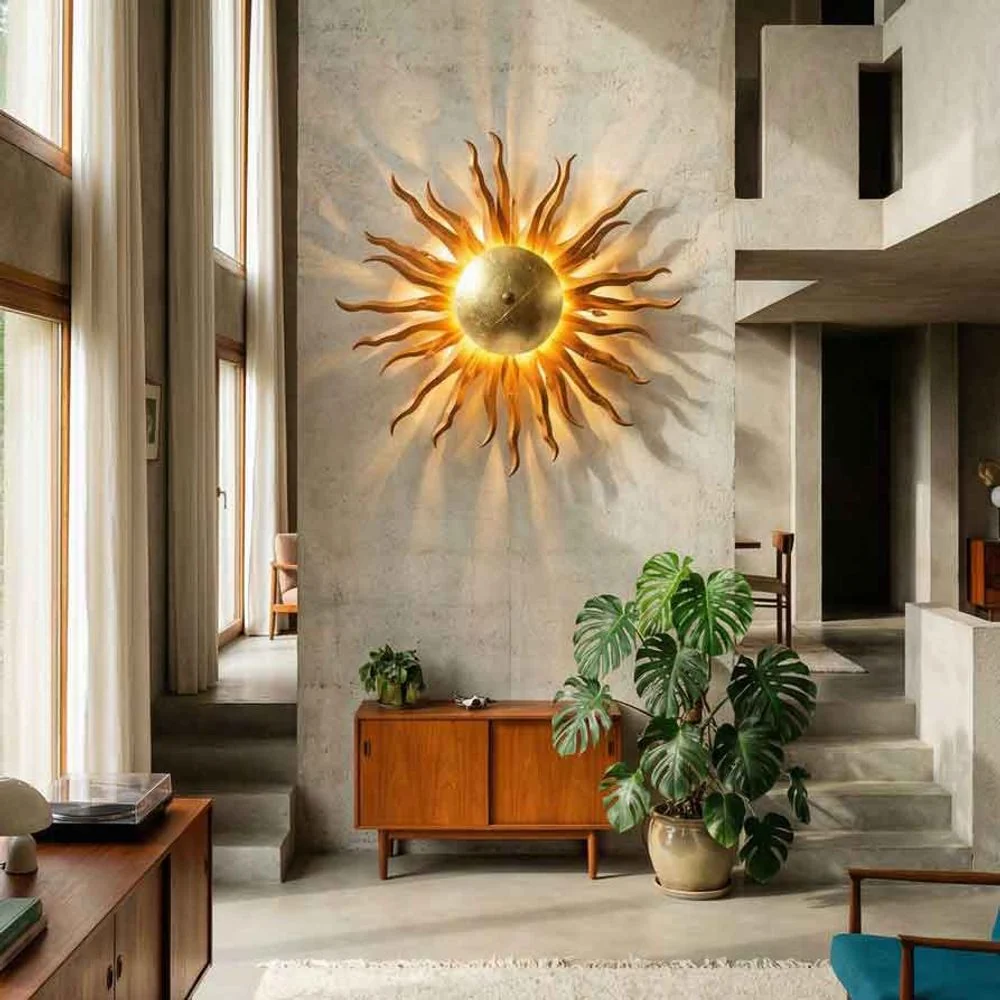 s.luce Diator XL forjado à mão nas cores ferrugem e dourado