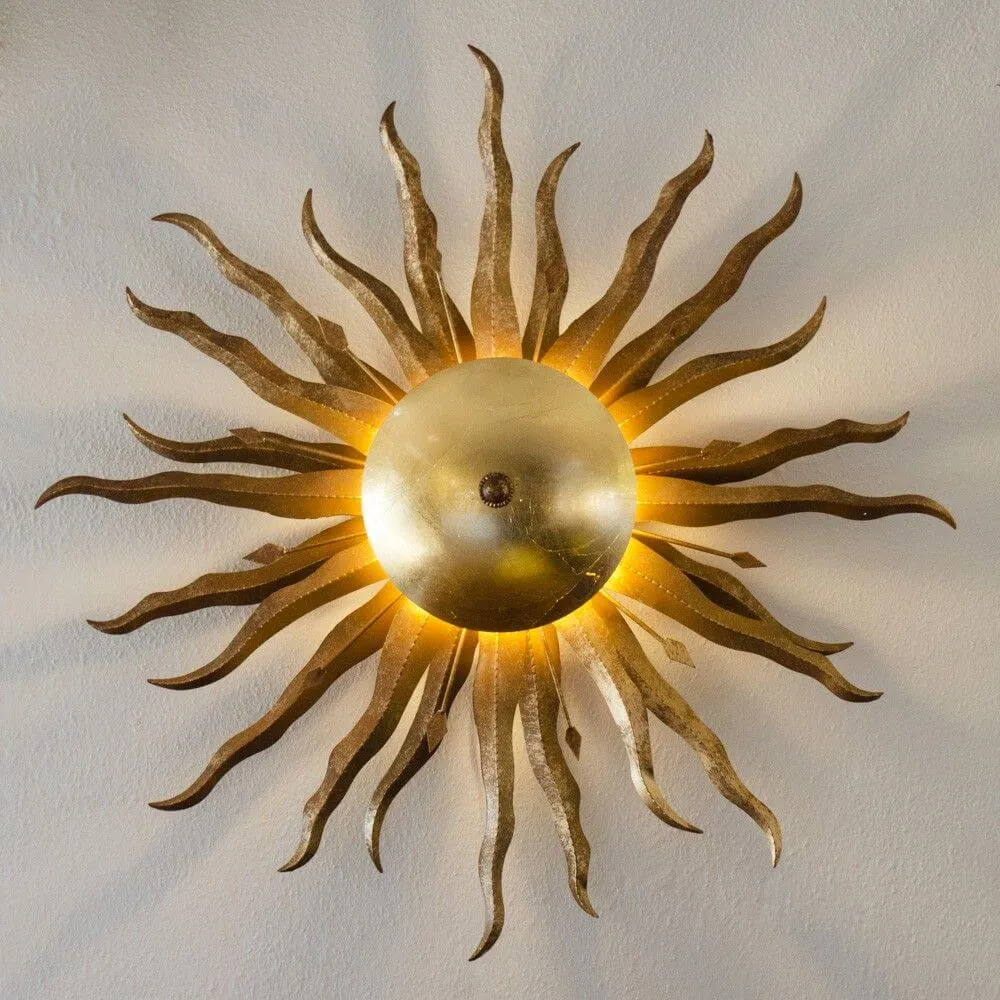 s.luce Diator XL forjado à mão nas cores ferrugem e dourado
