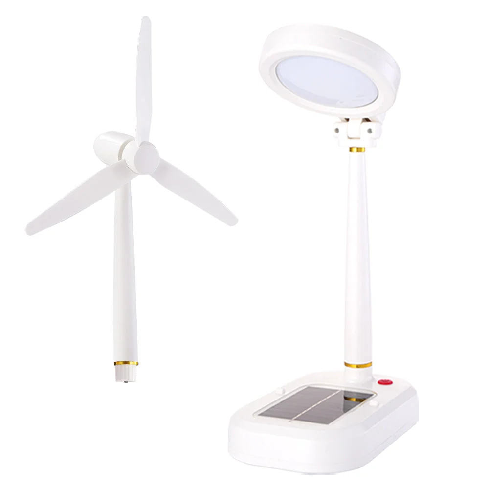 SolarBreeze - Lâmpada Solar com Ventoinha – Lâmpada de Mesa Multifuncional para Casa e Escritório