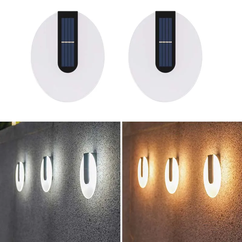 SolarFlair - Luz de Parede Exterior