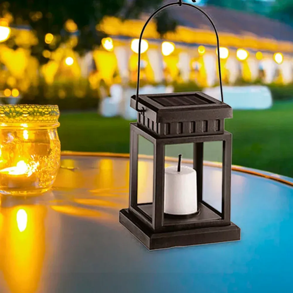 SolarGarden - Lanternas de Vela Energia Solar para Jardim e Varanda – Iluminação LED Decorativa Resistente ao Tempo