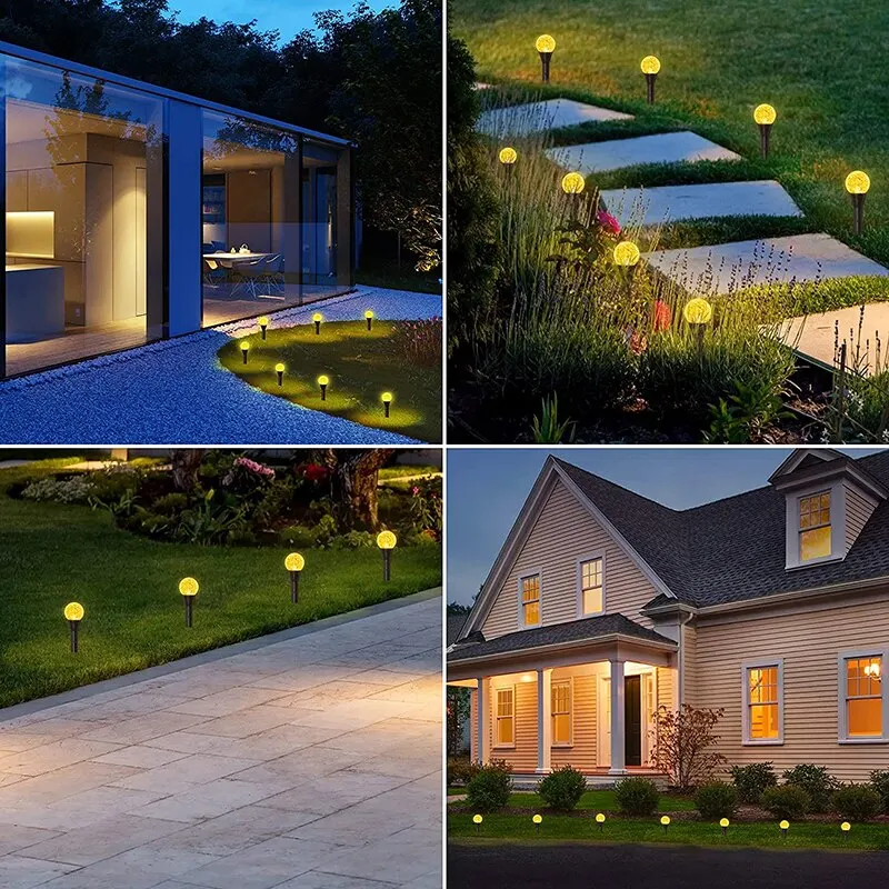 SolarGlow - Iluminação de Jardim LED de Baixo Consumo Energia Solar – Cordão de Luzes Solar à Prova de Água