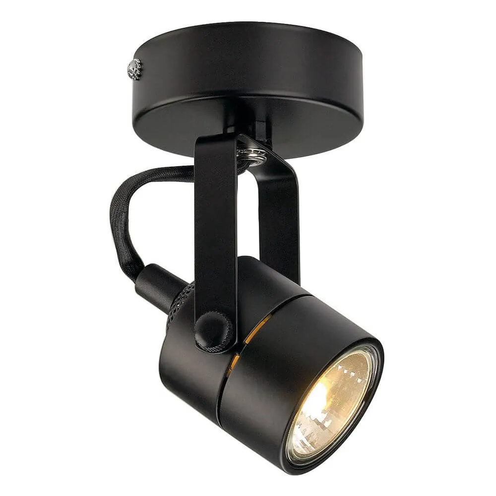 Spot 79 230V Parede e lâmpada de teto preto gu10 max
