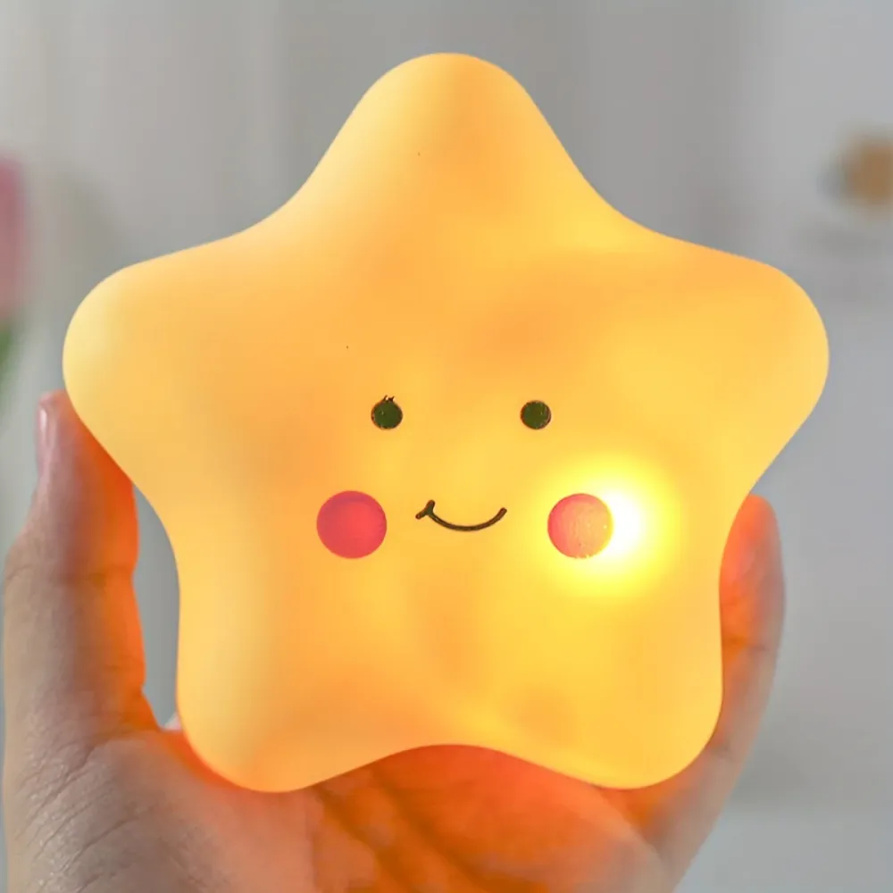 StarGlow - Luminária Noturna Pentagrama Adorável para Quarto e Quarto de Crianç