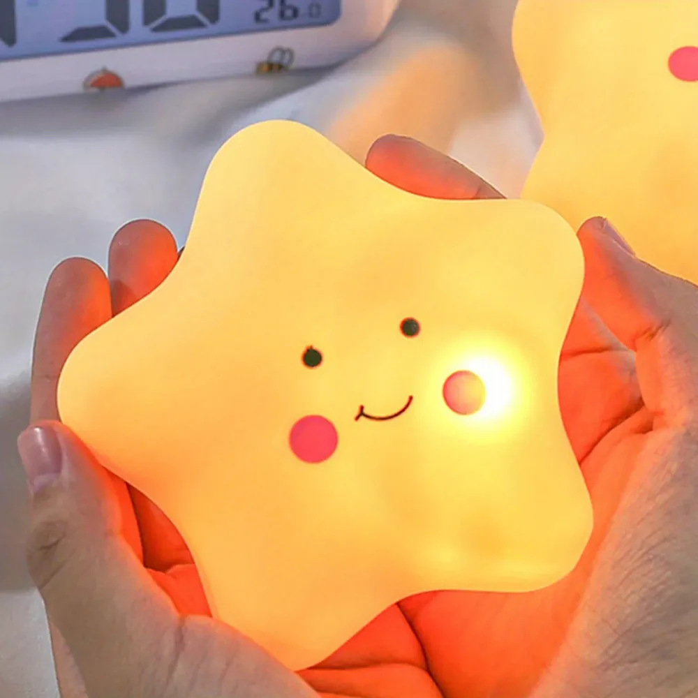 StarGlow - Luminária Noturna Pentagrama Adorável para Quarto e Quarto de Crianç