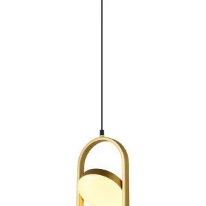 Lámpara colgante Priga oro Tecnohome