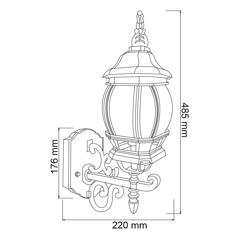 Farol siena negro TecnoLite