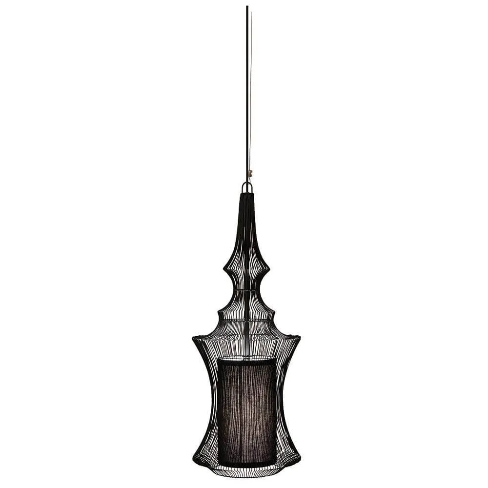 Tibete de lâmpada pendente de design orgânico florestal