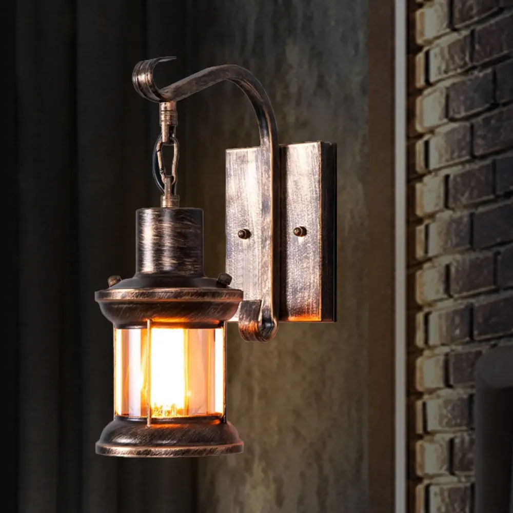 TimelessGlow – Candeeiro de Parede Antigo para Sótão e Interior