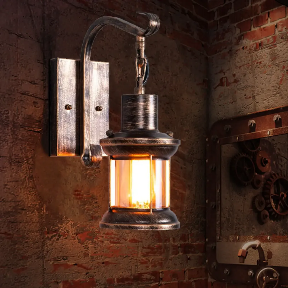 TimelessGlow – Candeeiro de Parede Antigo para Sótão e Interior