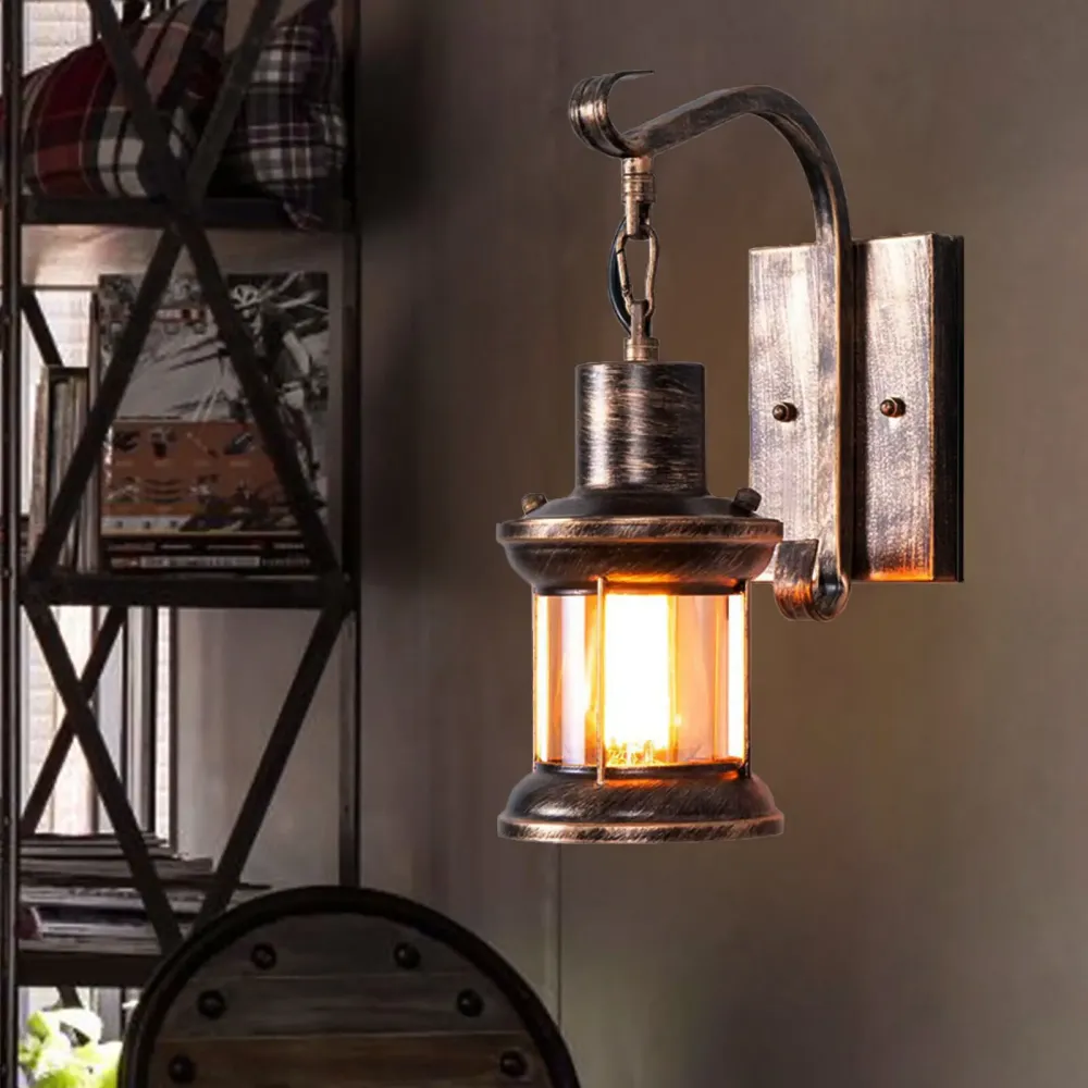TimelessGlow – Candeeiro de Parede Antigo para Sótão e Interior