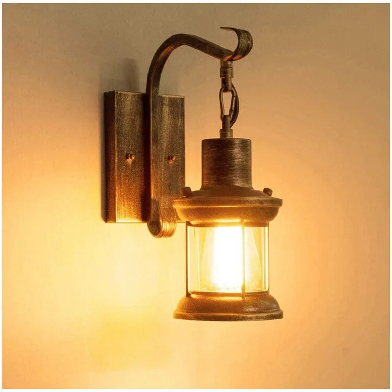 TimelessGlow – Candeeiro de Parede Antigo para Sótão e Interior
