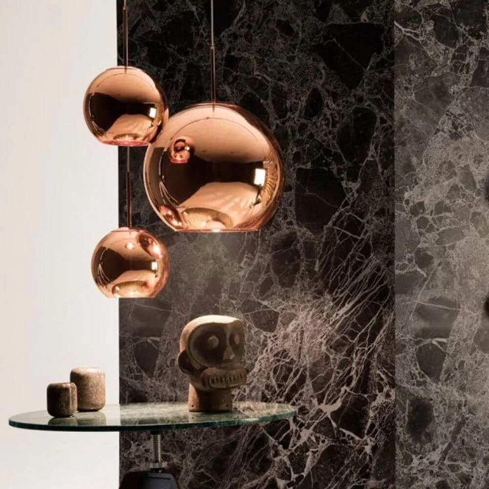 Tom Dixon Copper 3 Série Lâmpada Ø 78cm