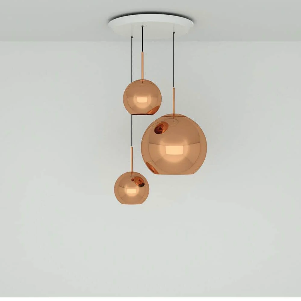 Tom Dixon Copper 3 Série Lâmpada Ø 78cm