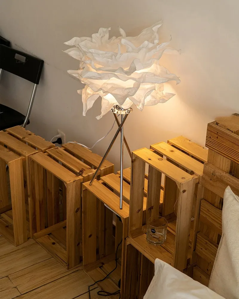 VeliGlow - Candeeiro de Mesa Único com Design Nuvem