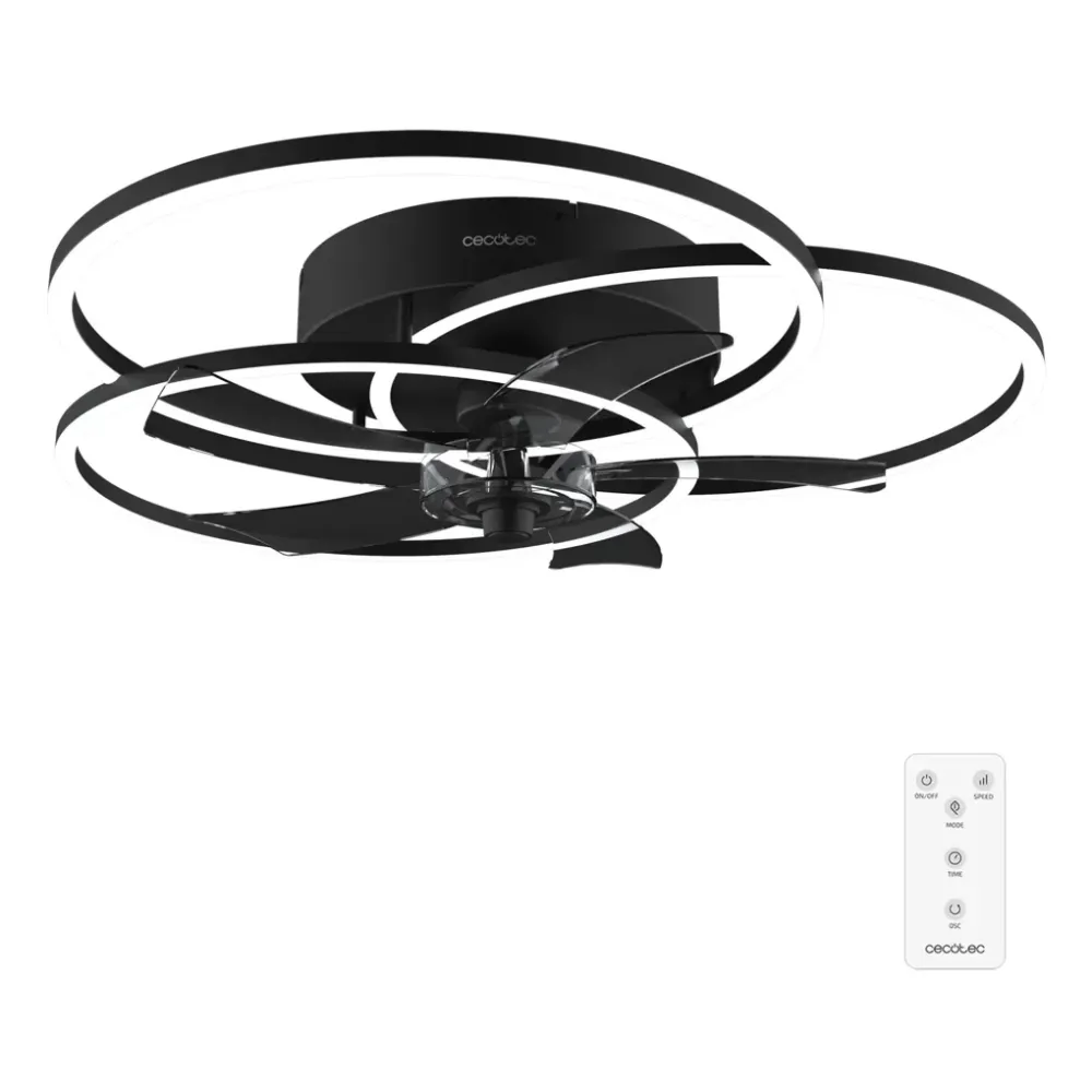 Ventilador de teto Cecotec EnergySilence 670 design moderno luz LED motor DC