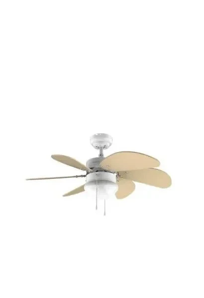 Ventilador de teto reversível 50 W 92 cm branco e amarelo Energysilence Aero 3600 Cecotec