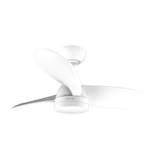 Ventilador de teto silencioso com luz LED controle remoto função inverno verão Cecotec