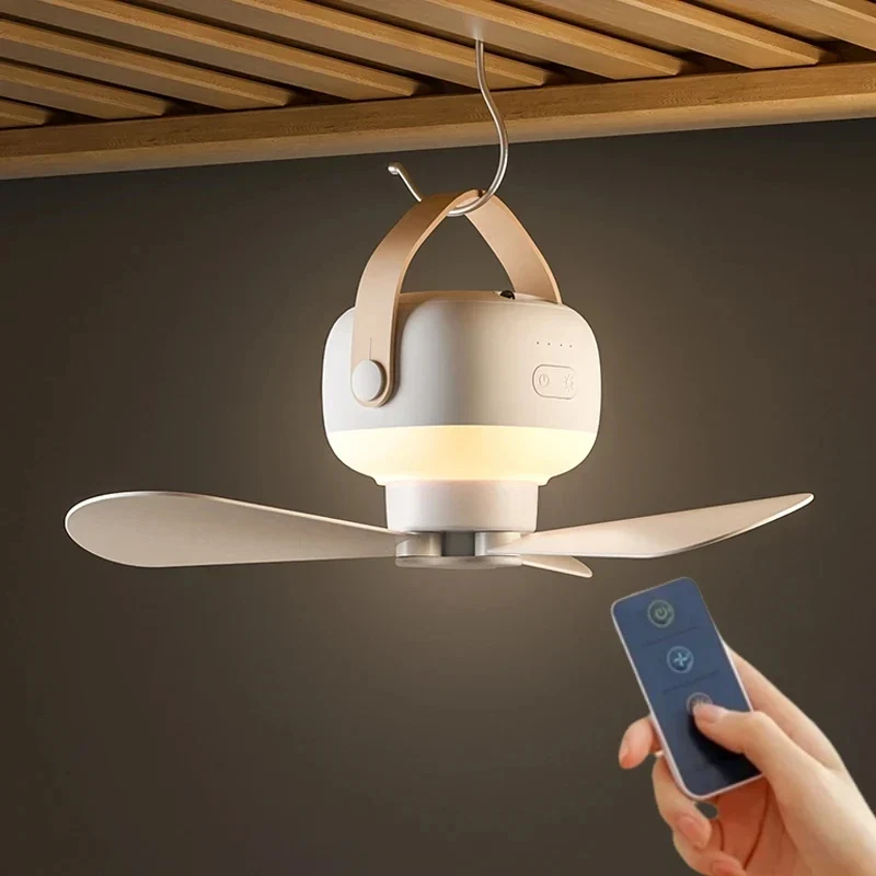 Ventoinha de Teto Luxuosa com Iluminação LED
