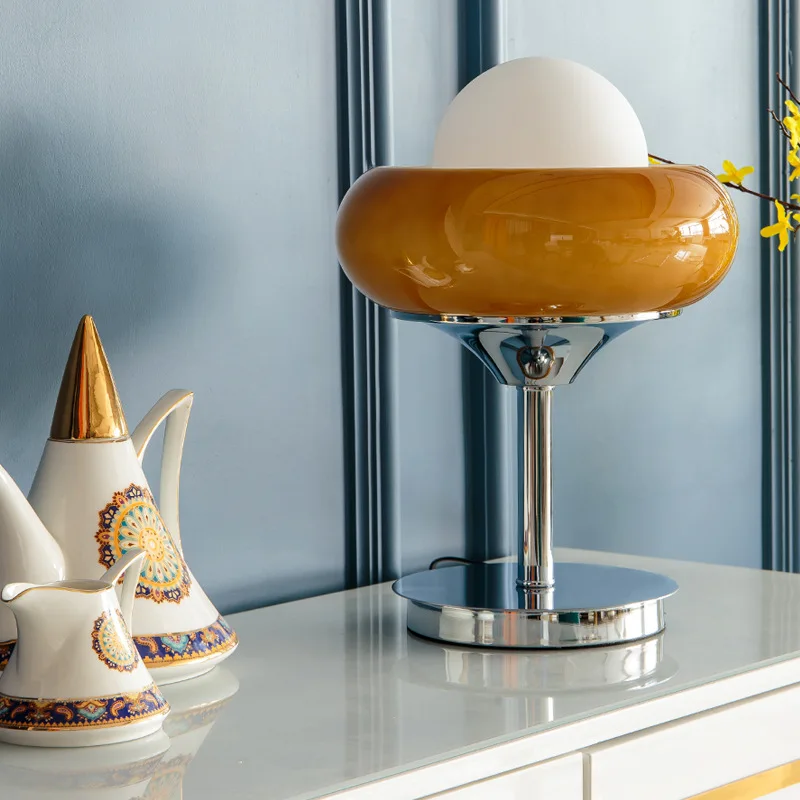 VintageOranje - Candeeiro de Mesa de Estilo Retro para Iluminação Elegante