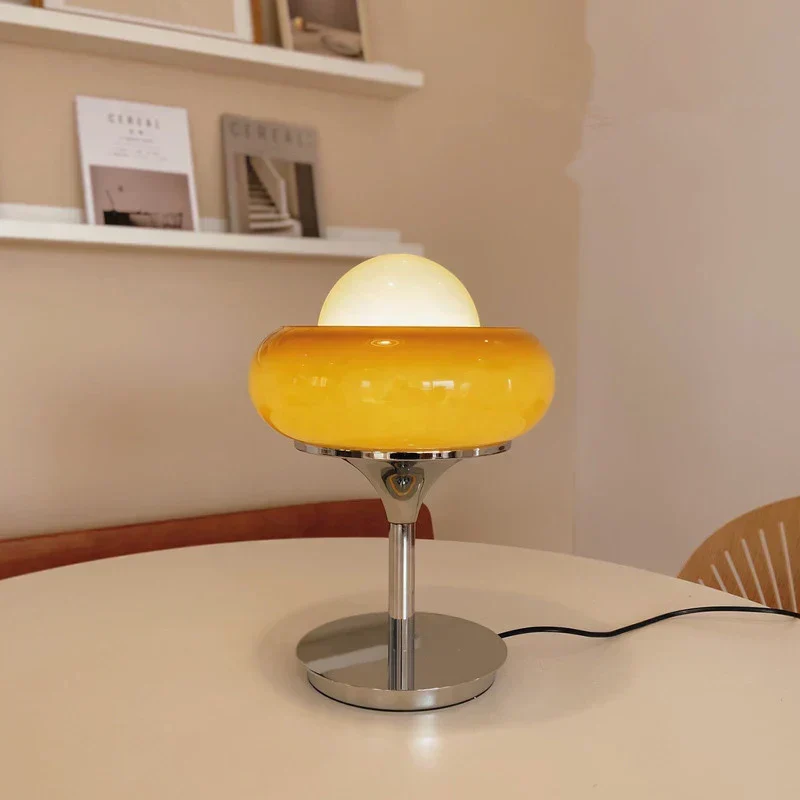VintageOranje - Candeeiro de Mesa de Estilo Retro para Iluminação Elegante