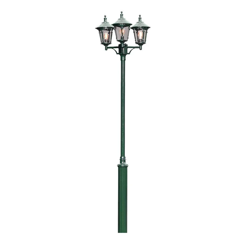 Virgem Leuchtenkopf 3-PC. Para o mastro verde claro, cores de fumaç