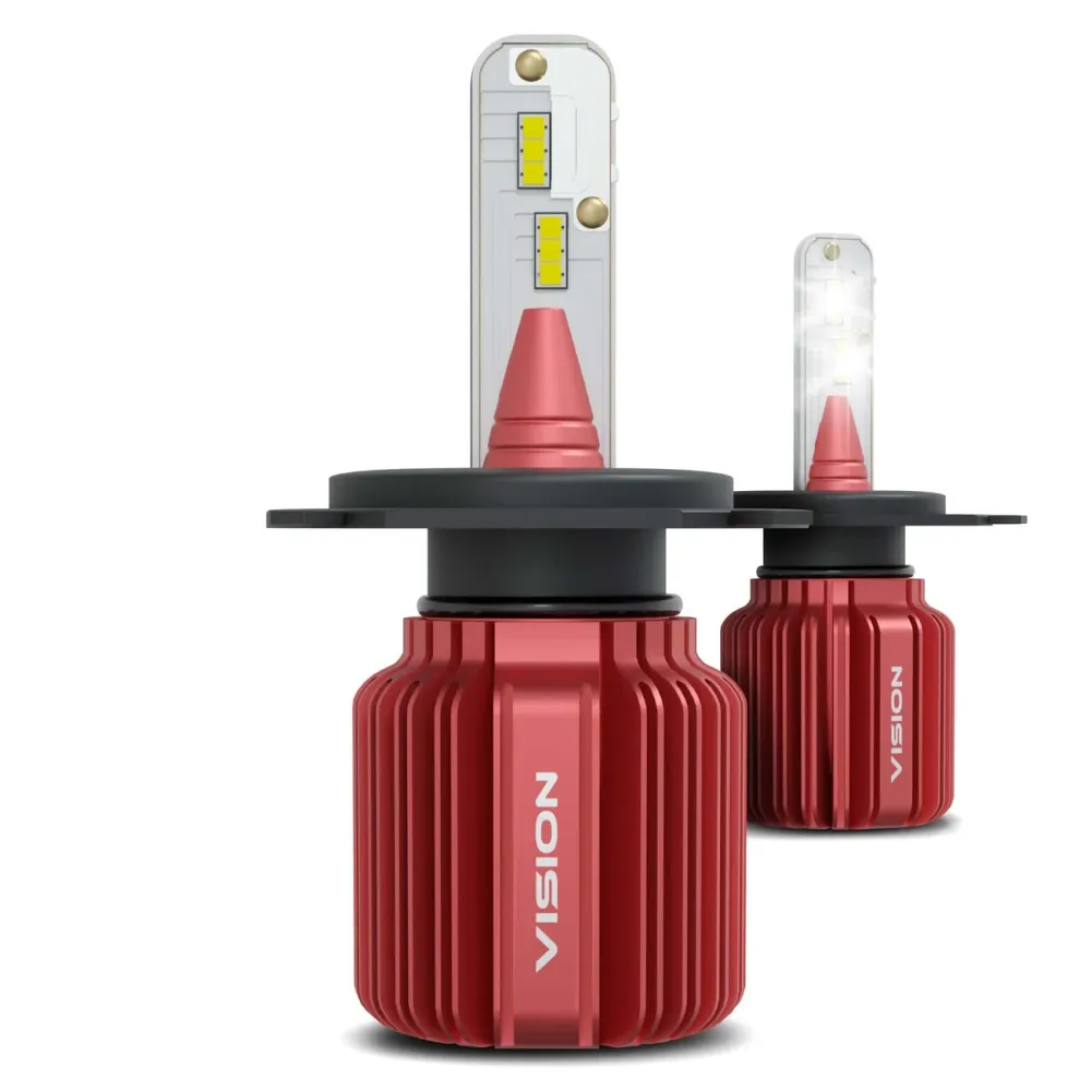 VJH4 VISION H4 High/Low CSP LED Conversion Kit 6500K White 8000/5000 Lumens 50/30 Watts