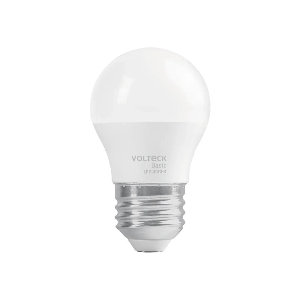 Foco LED Tipo Blubo G45 Base E27 de 3 Watts Luz de Dia Volteck