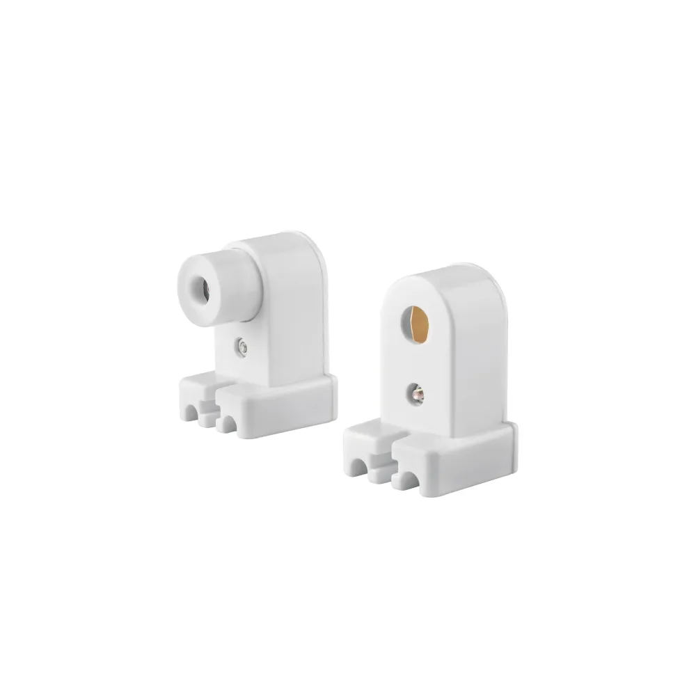 Portalamparas para Tubo LED y Fluorescente Base FA8 Volteck Bolsa 2 Piezas