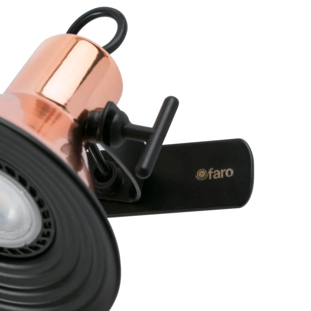 Wand Spotlight Cup-3 3-FLAME COOBS, BLACK