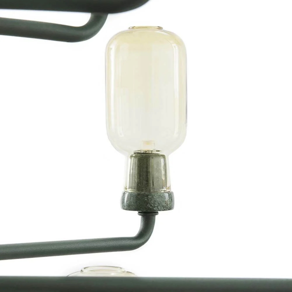 Xxl design lüster amp Ø85cm ouro, verde