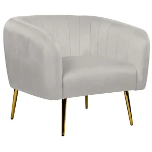 Armchair LACONIA Flanela Light Grey