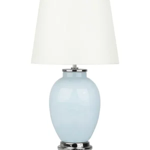 Ceramic Table Lamp Blue BRENTA