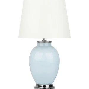 Ceramic Table Lamp Blue BRENTA