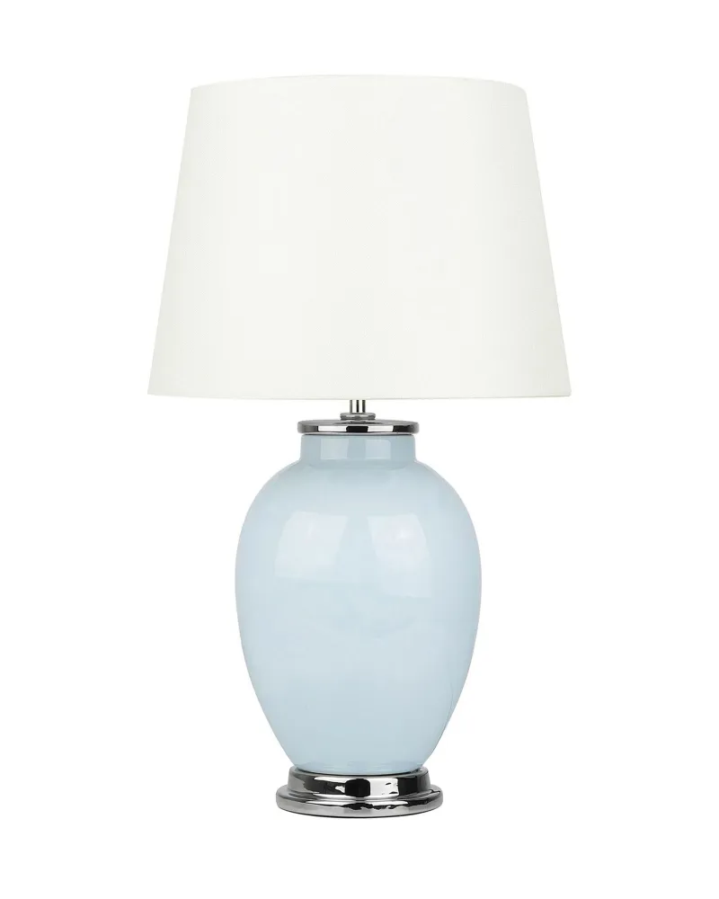 Ceramic Table Lamp Blue BRENTA