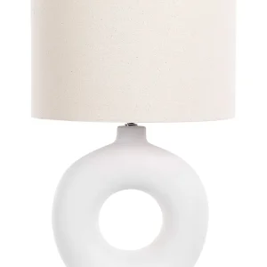 Ceramic Table Lamp White VENTA