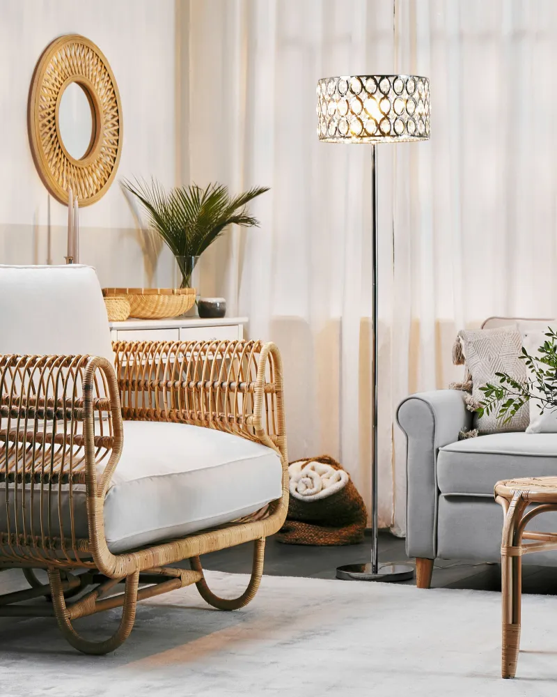 Crystal Floor Lamp TENNA com Certificação Inmetro | Entrega Rápida