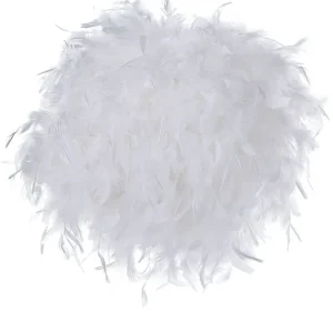 Feather Pendant Lamp Branco DRAVA
