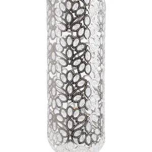 Moroccan Lantern Standing Lamp Prateado VOLTA